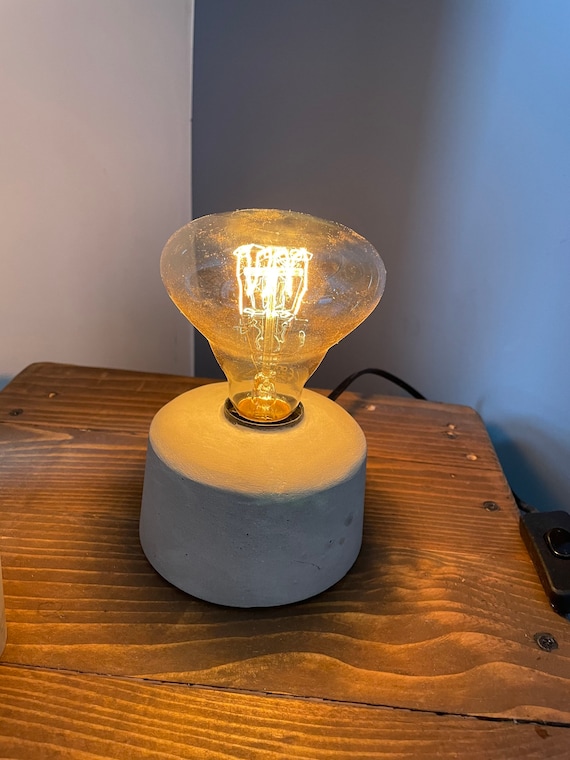 Cement lamp base best sale