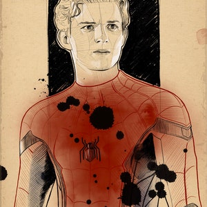 Ilustracja Spider-Mana | Tom Holland