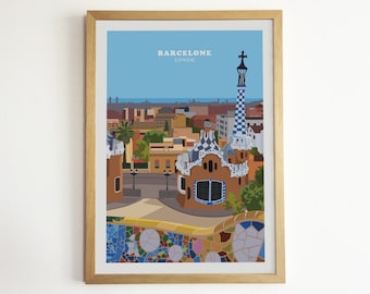 Affiche - Barcelone