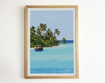 Affiche Maldives