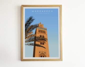 Affiche Marrakech - La Koutoubia