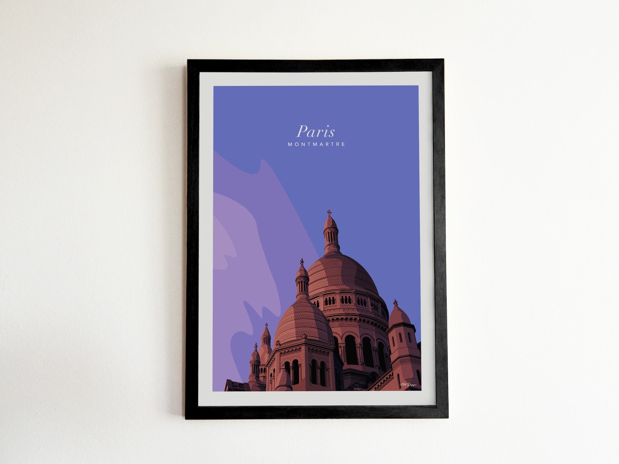Affiche Montmartre - Sacré Cœur