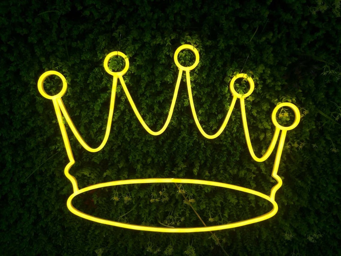 King Crown LED Neon Sign Free Worldwide Shipping | Etsy