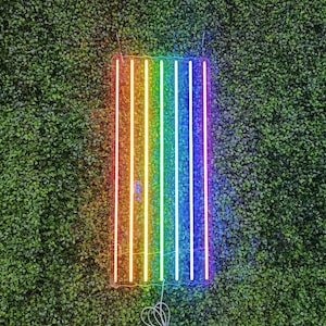 Rainbow Neon Sign: LGBTQ Pride Wall Decor