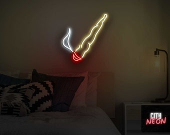 Joint LED Neon Sign, Cannabis Decor, 420 Wall Art