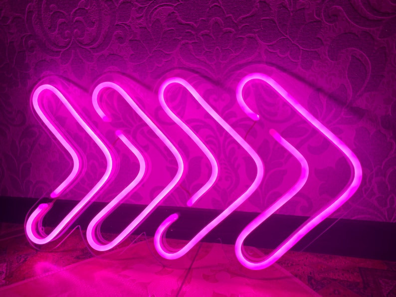Arrow LED Neon Sign Custom Neon Sign Led Sign Neon Light Etsy