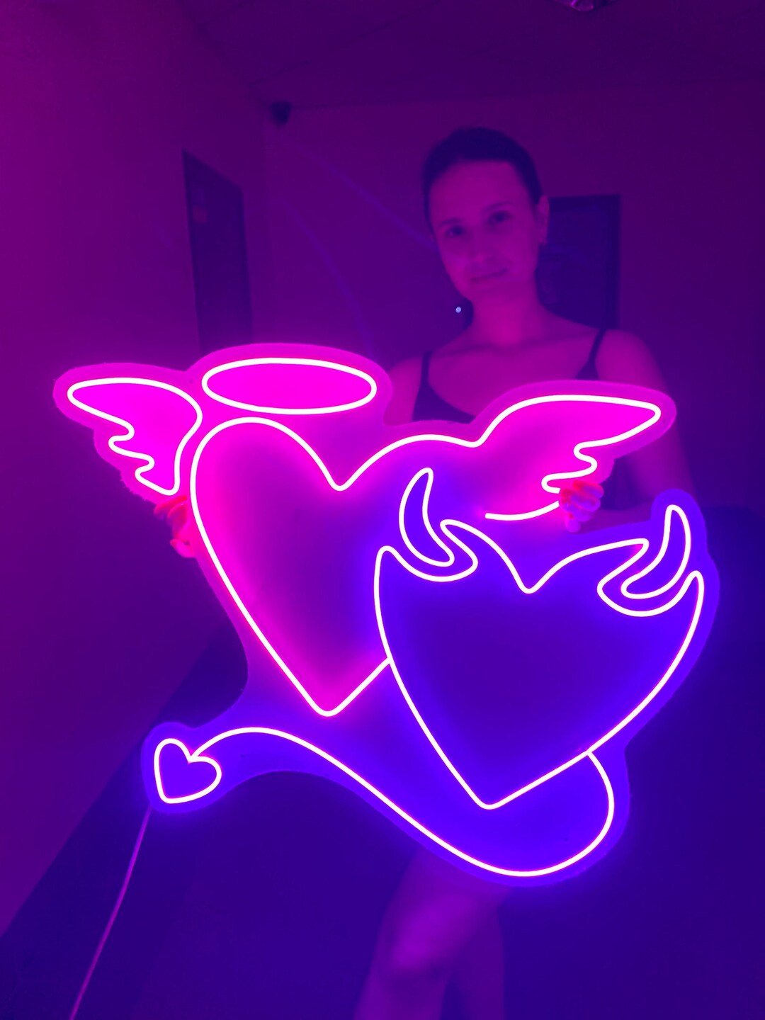 letrero-de-ne-n-led-de-coraz-n-de-ngel-y-diablo-etsy-espa-a