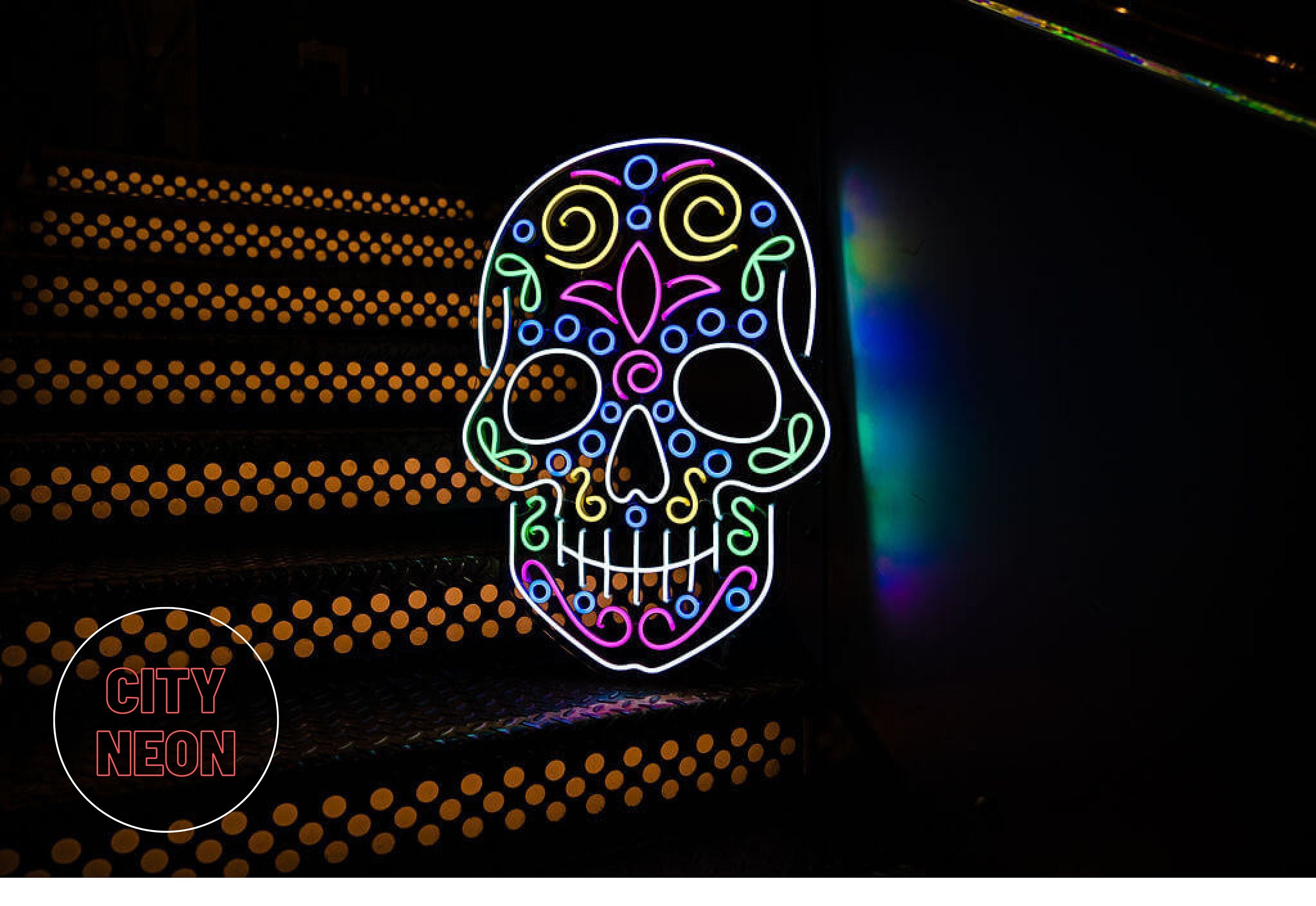 Skull Calavera LED Sign Wall Decor Wall - Etsy España
