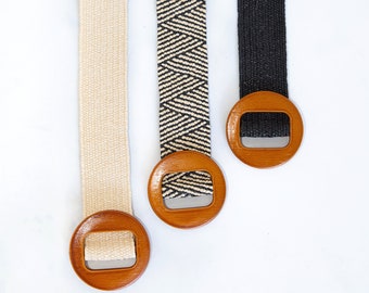 CEINTURE ÉLASTIQUE EN JUTE