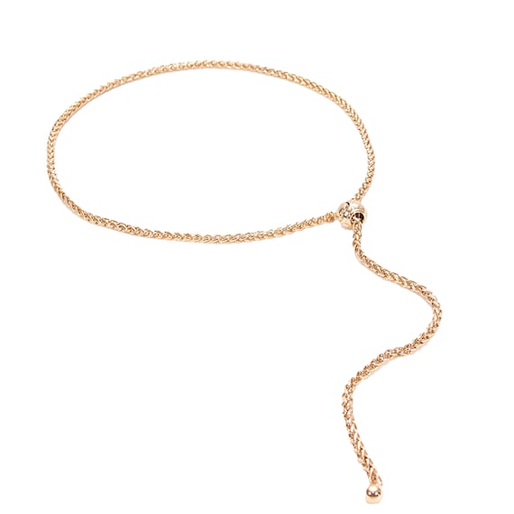 Adjustable Gold Chain Belt: Women display picture 1