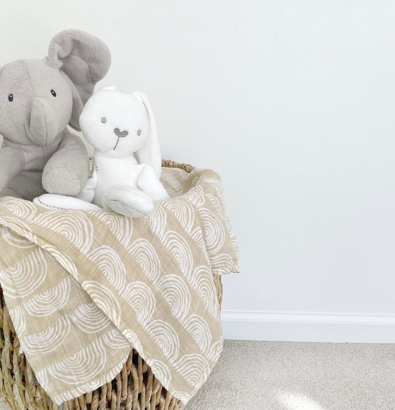 Rainbow Baby Gift Gender Neutral Rainbow Swaddle 2 Muslin Etsy