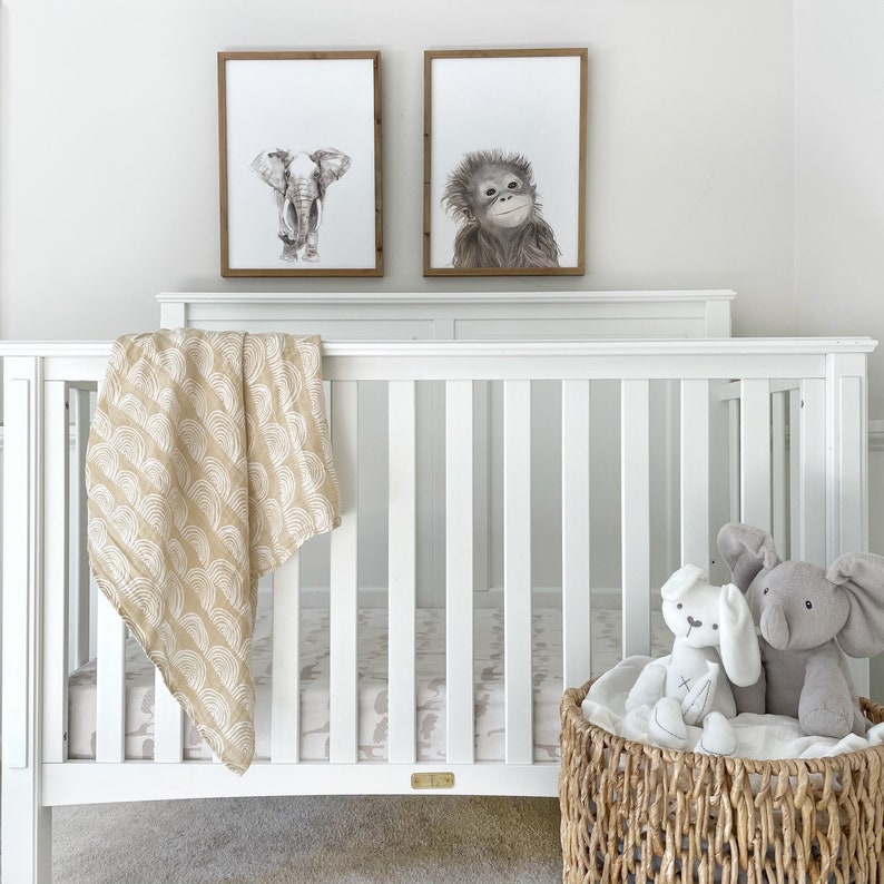 Rainbow Baby Gift Gender Neutral Rainbow Swaddle 2 Muslin Etsy