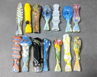 Mystery Glass Chillum Glass pipes