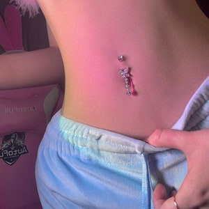 Llama belly button ring best sale