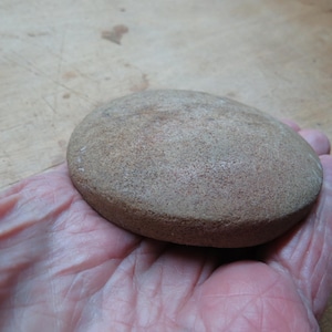 Plains Indian  AMERICAN INDIAN Discoidal Stone Artifact Rare stone