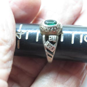 FARMINGTON High School Girls Class Ring vintage Sterling Silver