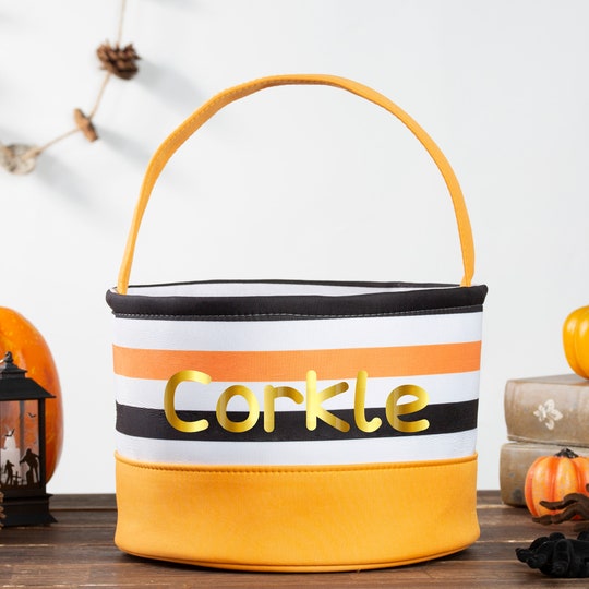 Personalized Halloween Bucket, Trick or Treat Bags/Buckets