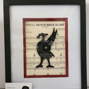 Liverpool FC Liverbird  sculptured from original 1960s vinyl. You&#39;ll Never Walk Alone by Gerry and the Pacemakers. Made in Liverpool