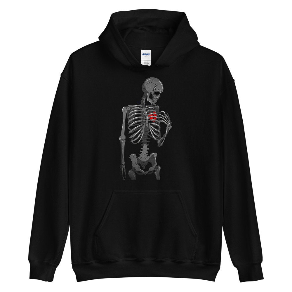 skeleton jacket with heart