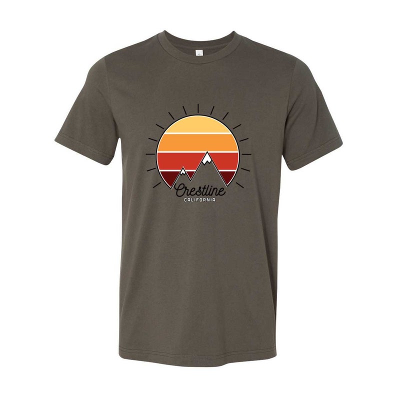 Lake GregoryCrestline Mountain Sunset Unisex Jersey T