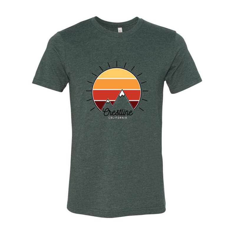 Lake GregoryCrestline Mountain Sunset Unisex Jersey T