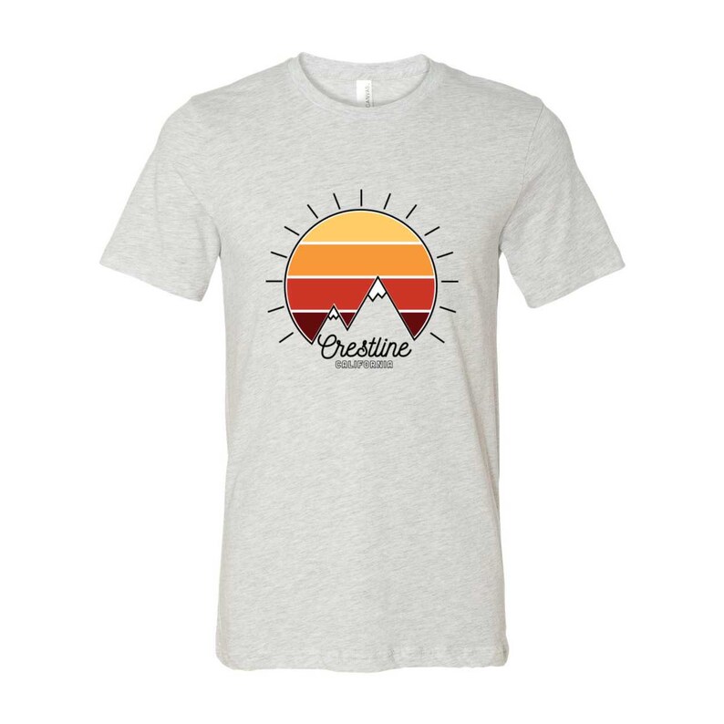 Lake GregoryCrestline Mountain Sunset Unisex Jersey T