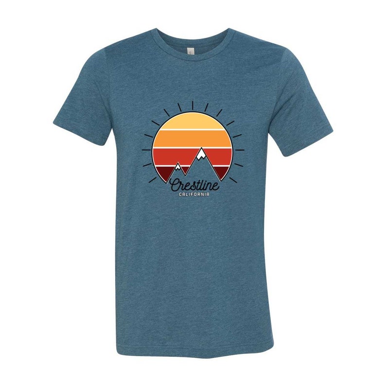 Lake GregoryCrestline Mountain Sunset Unisex Jersey T
