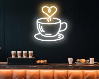 LED Neon Schild Coffee LED Beleuchtung für Cafés LED Neon Schild Coffee LED Beleuchtung für Cafés