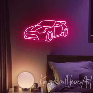 Custom Car Neon Sign Car Neon Sign Bedroom Neon Sign Bedroom Wall Decor LED Light for Home Store Club Car Garage Decor Neon Art Gift for Him