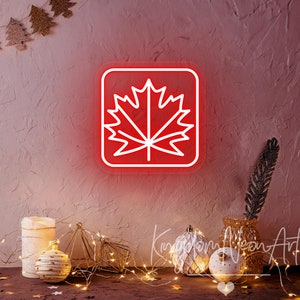 Ahornblatt Neon Leuchtreklame Benutzerdefinierte Neon singen Herbst Blatt Led Licht Pflanze Leuchtreklame Ahorn Ästhetik Raum Wand Dekor Schlafzimmer Leuchtreklame Geburtstagsgeschenk