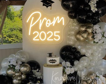 Prom 2025 Neon Sign Custom Graduate Neon Light Class of 2025 Led Neon Sign Home Wall Decor Prom 2025 Grad Party Decor Gift for Graduate