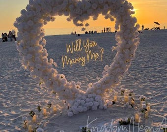 Will You Marry Me Neon Sign Custom Proposal Light Engagement Party Decor Gift For Her