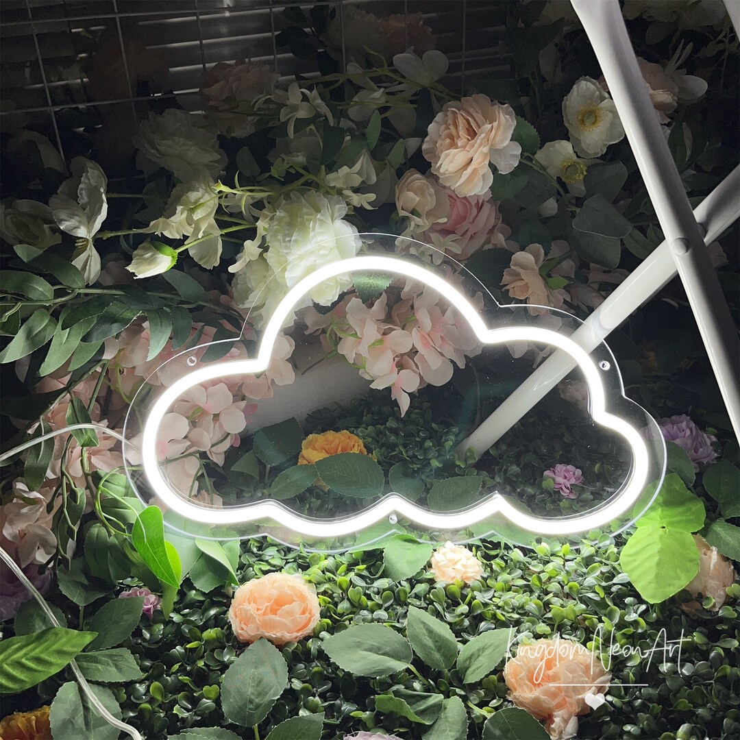 Cloud Neon Sign,cloud Light,neon Wall Art,home Decor,baby Room Decor