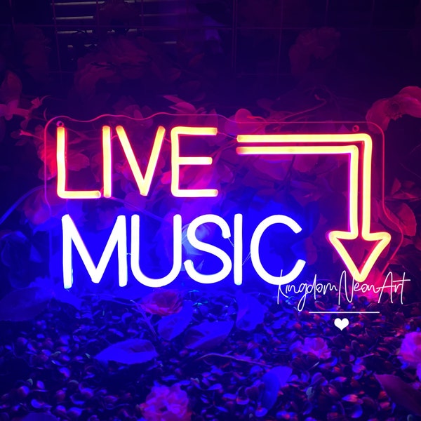Music Neon Lights Etsy