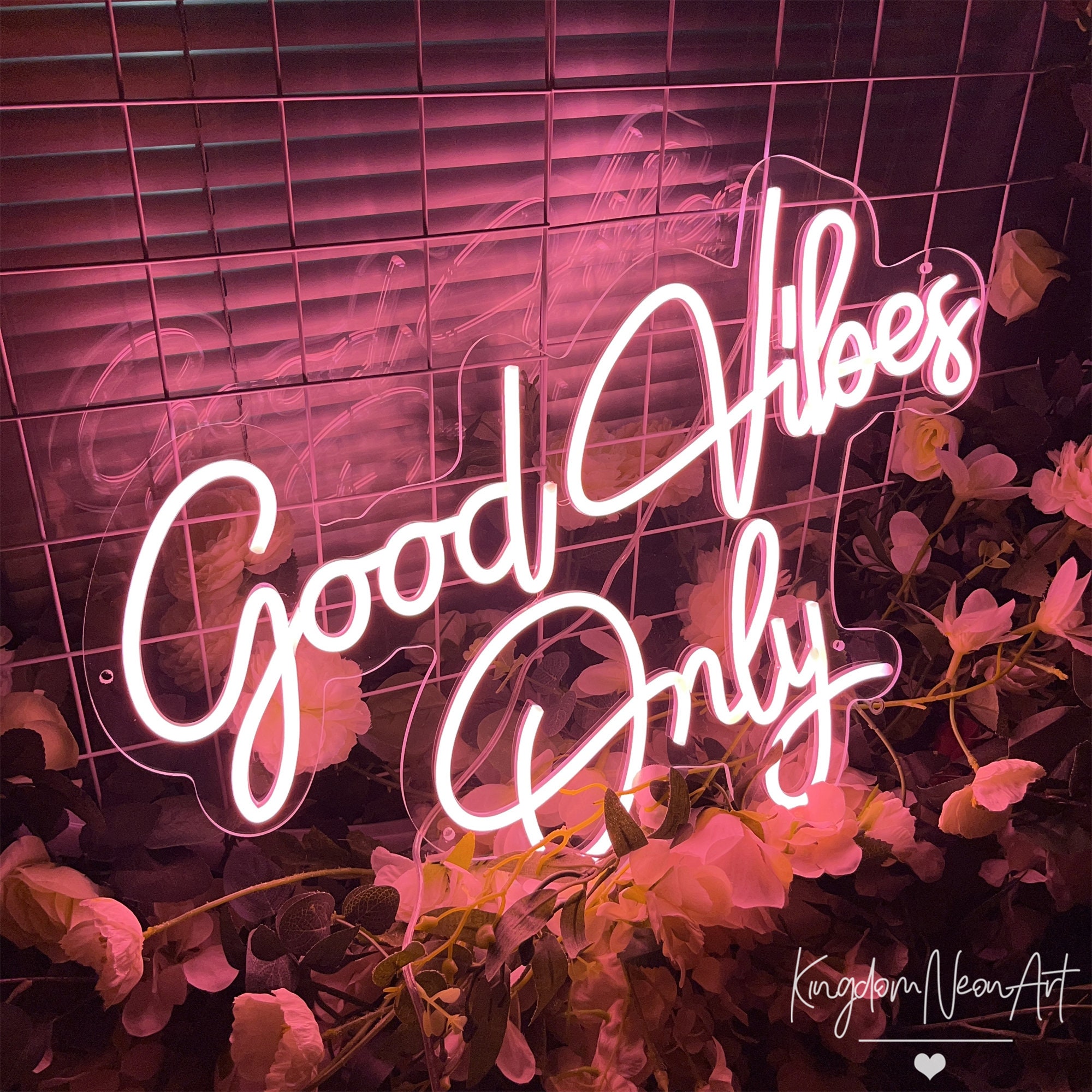 Good Vibes Wall Neon Sign - Shop Online on roomtery