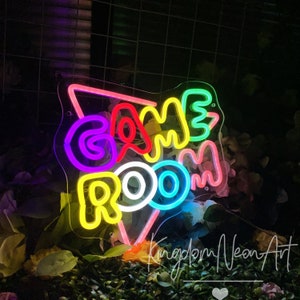 Game Room Neon Sign Custom Game Zone Neon Sign Gamer Room Decor Slaapkamer Home Room Decor Gepersonaliseerd cadeau voor hem Neon Art Led Neon Light