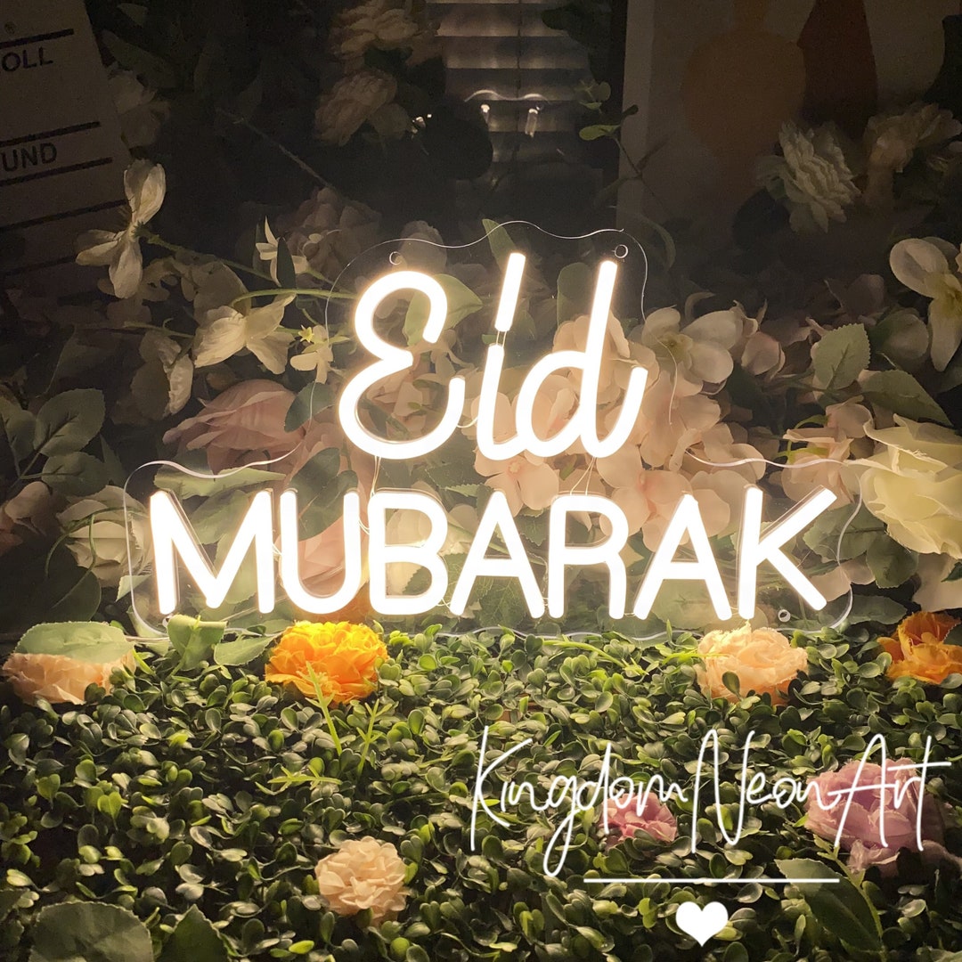 Eid Mubarak Neon Sign Custom Ramadan Led Light Happy Ramadan Decor - Etsy