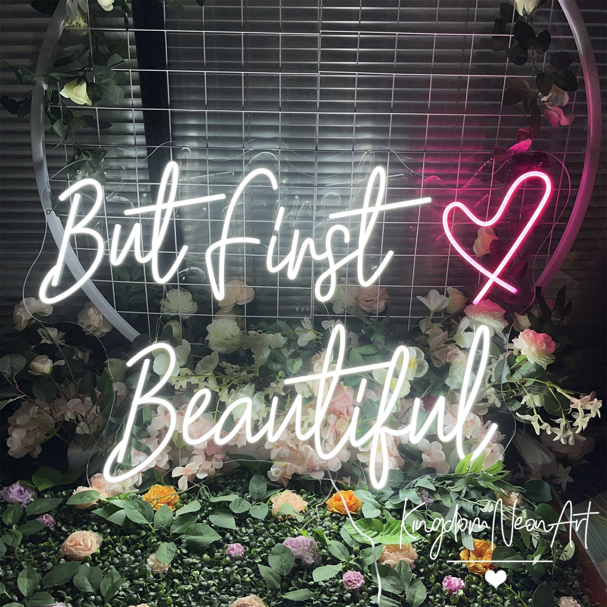 Hello Beautiful LED Neon Sign | On Trend Neon Wall Art