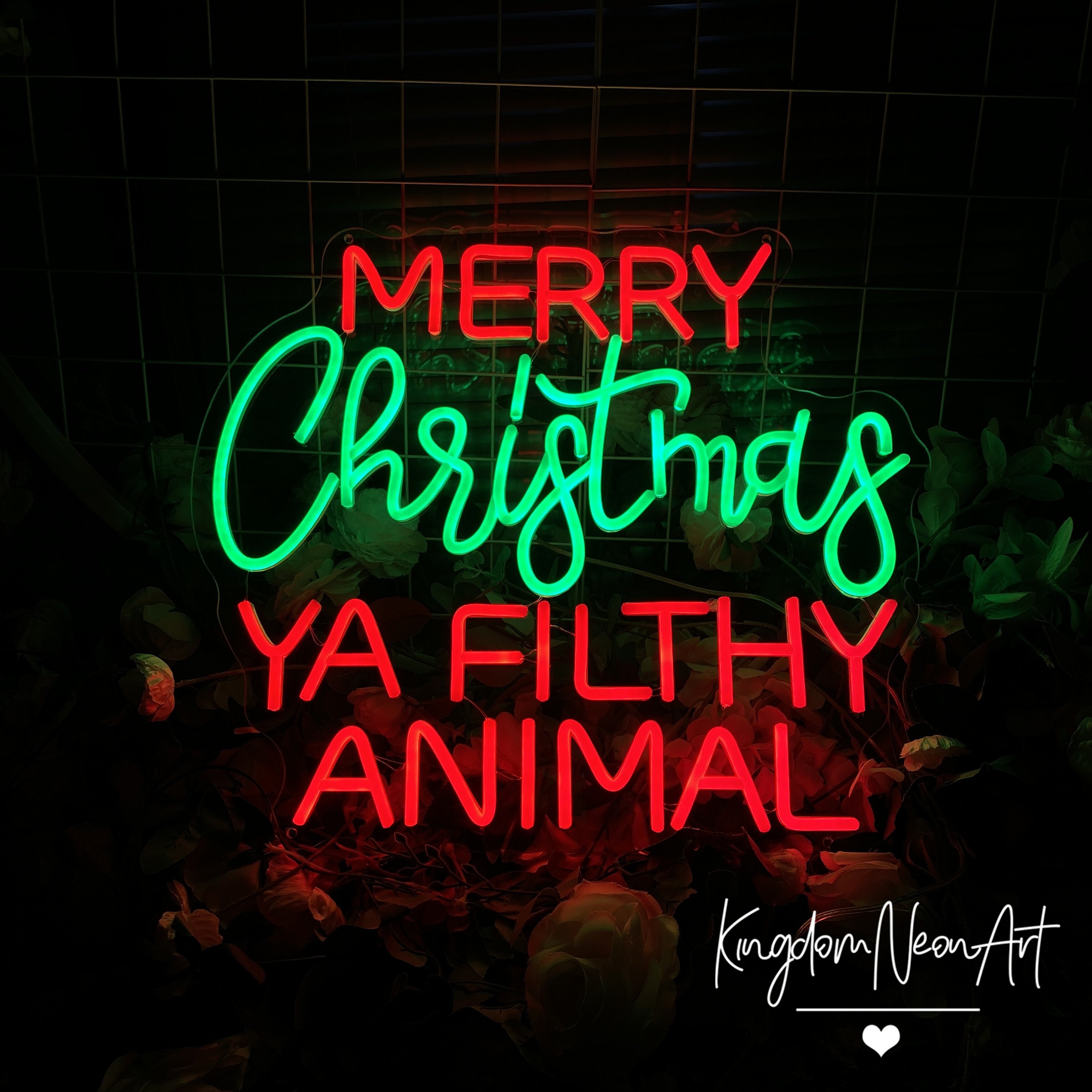 merry christmas ya filthy animal gif