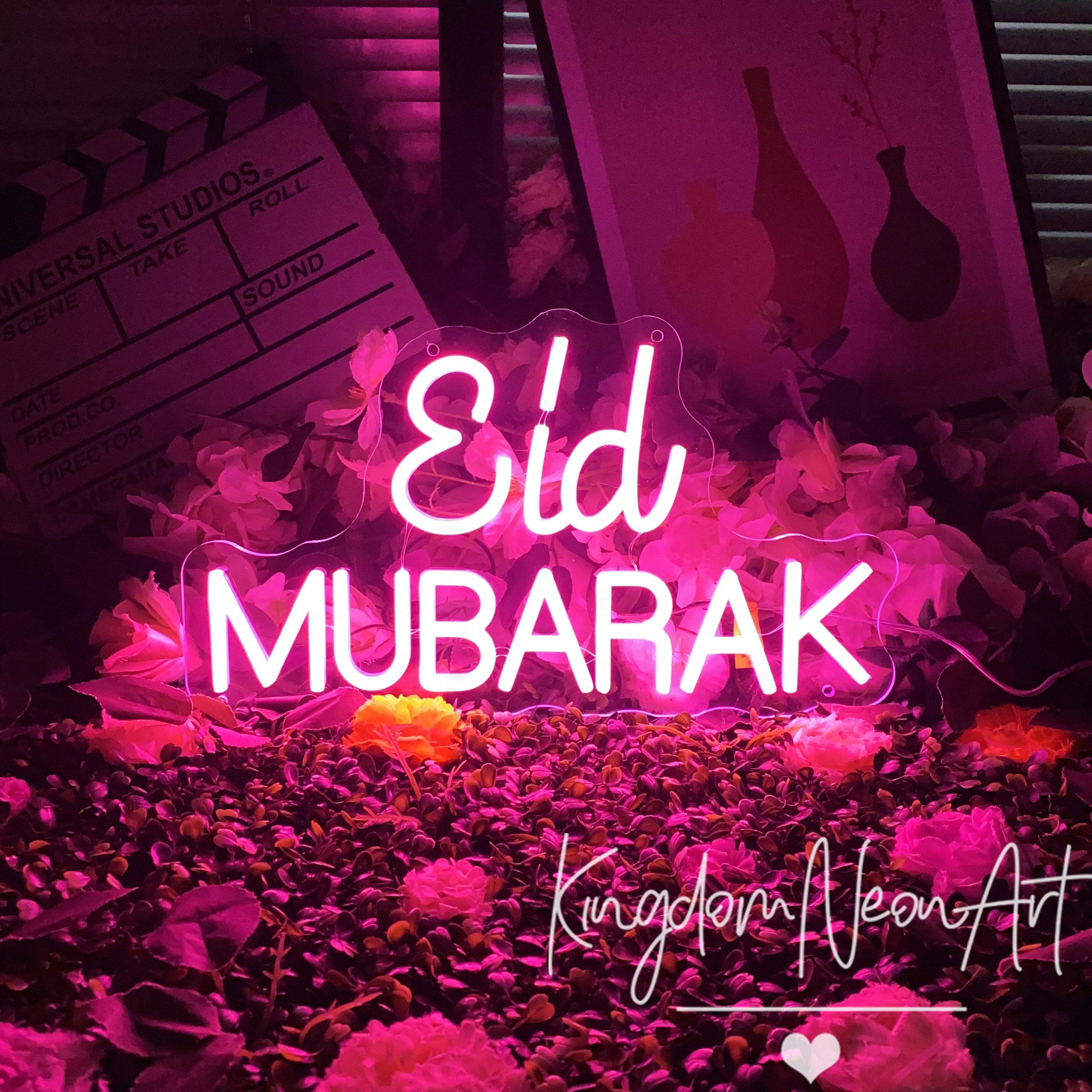 Eid Mubarak Neon Sign Custom Ramadan Led Light Happy Ramadan Decor - Etsy