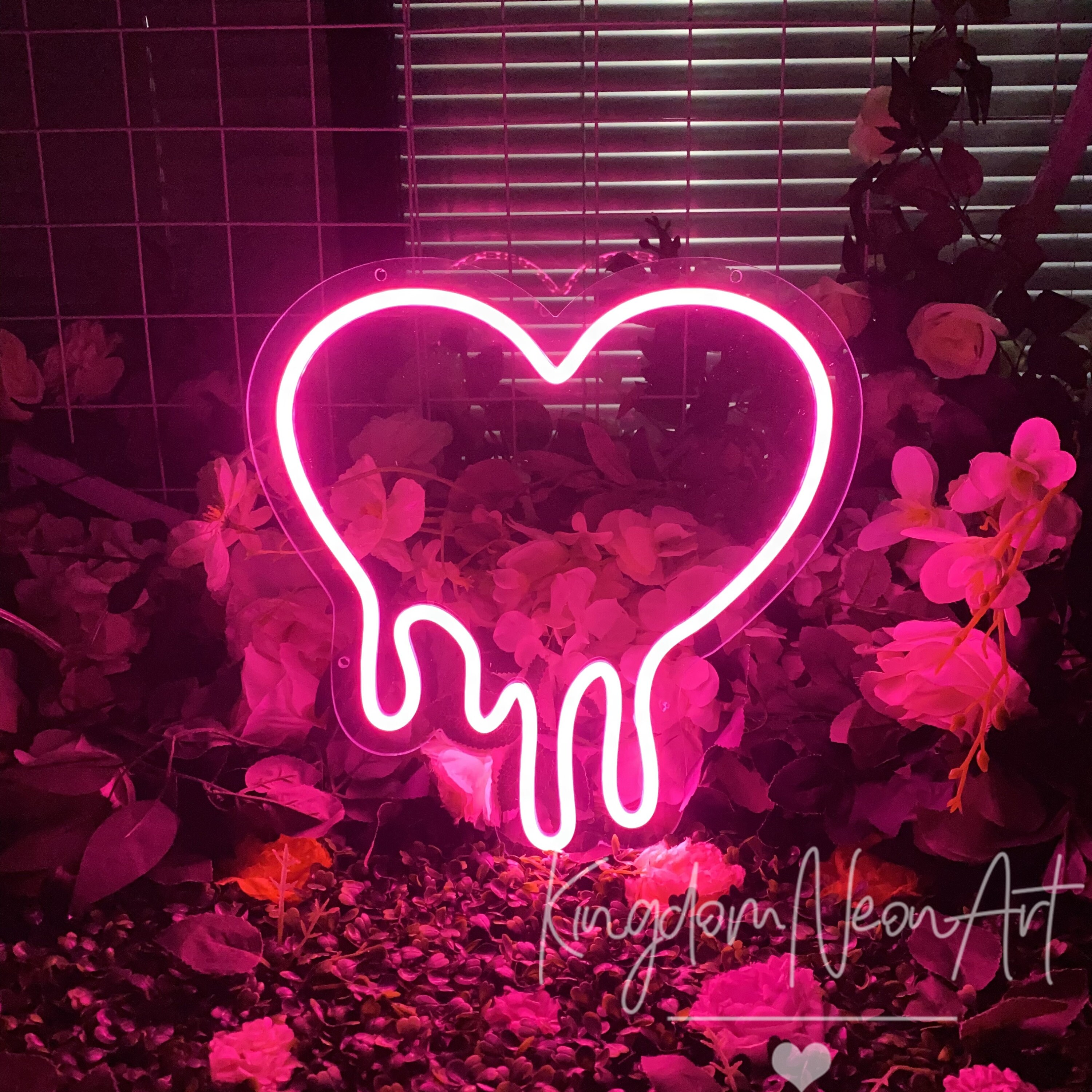 Sogni d'oro con cuore Citazione LED Neon Night Light Camera da letto, Nursery Home Decor Gift. Adulti Bambini Bambini Dormono Telecomando multicolore - Italia