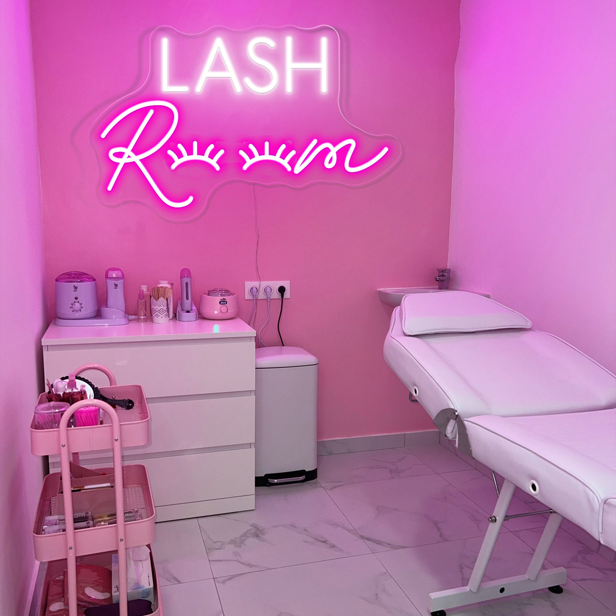 Lash Room Neon Signlash Room Wall Decorcustom Neon Signlash - Etsy