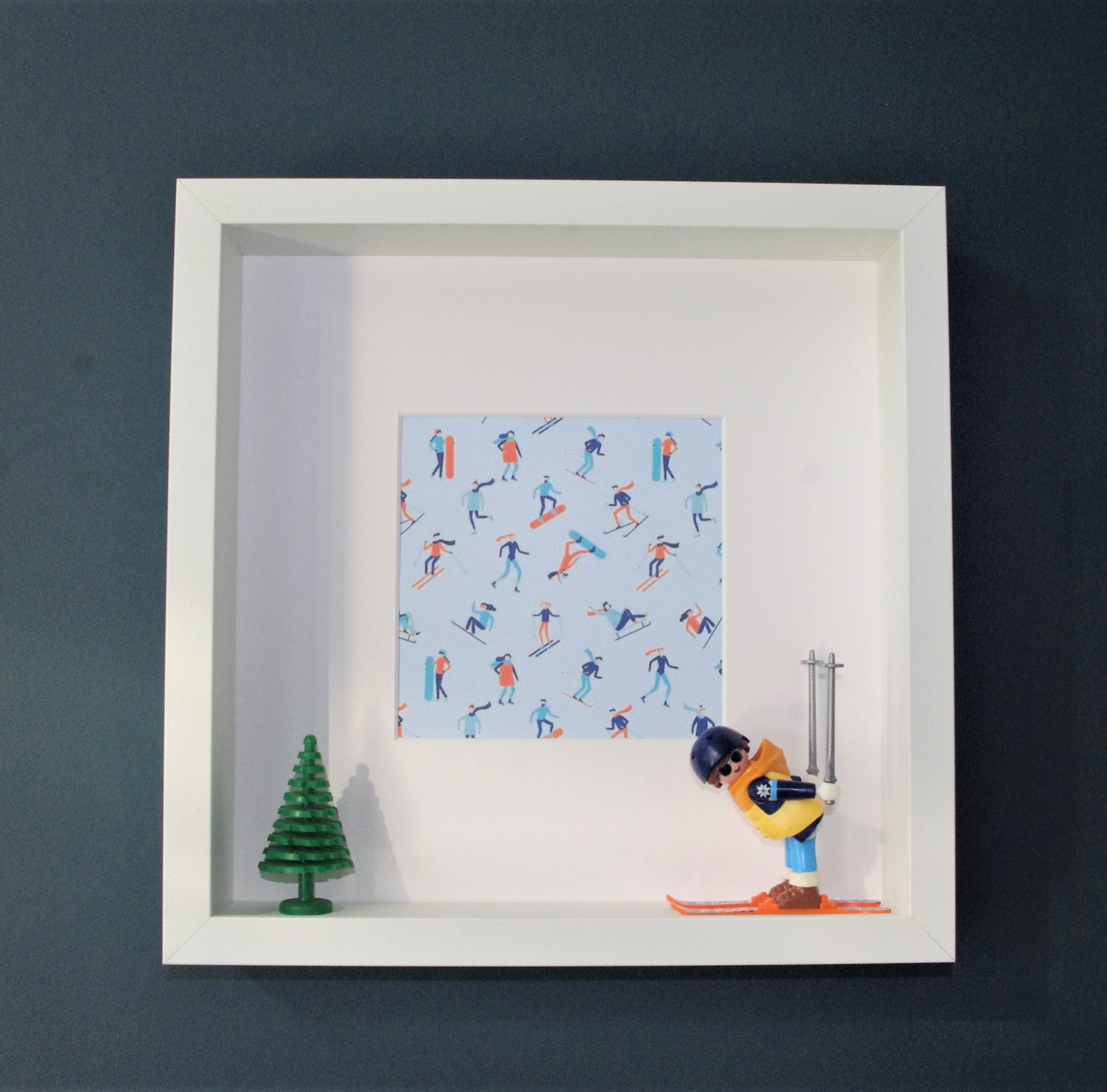 Cadre Figurine Playmobil - Enjoy The Winter