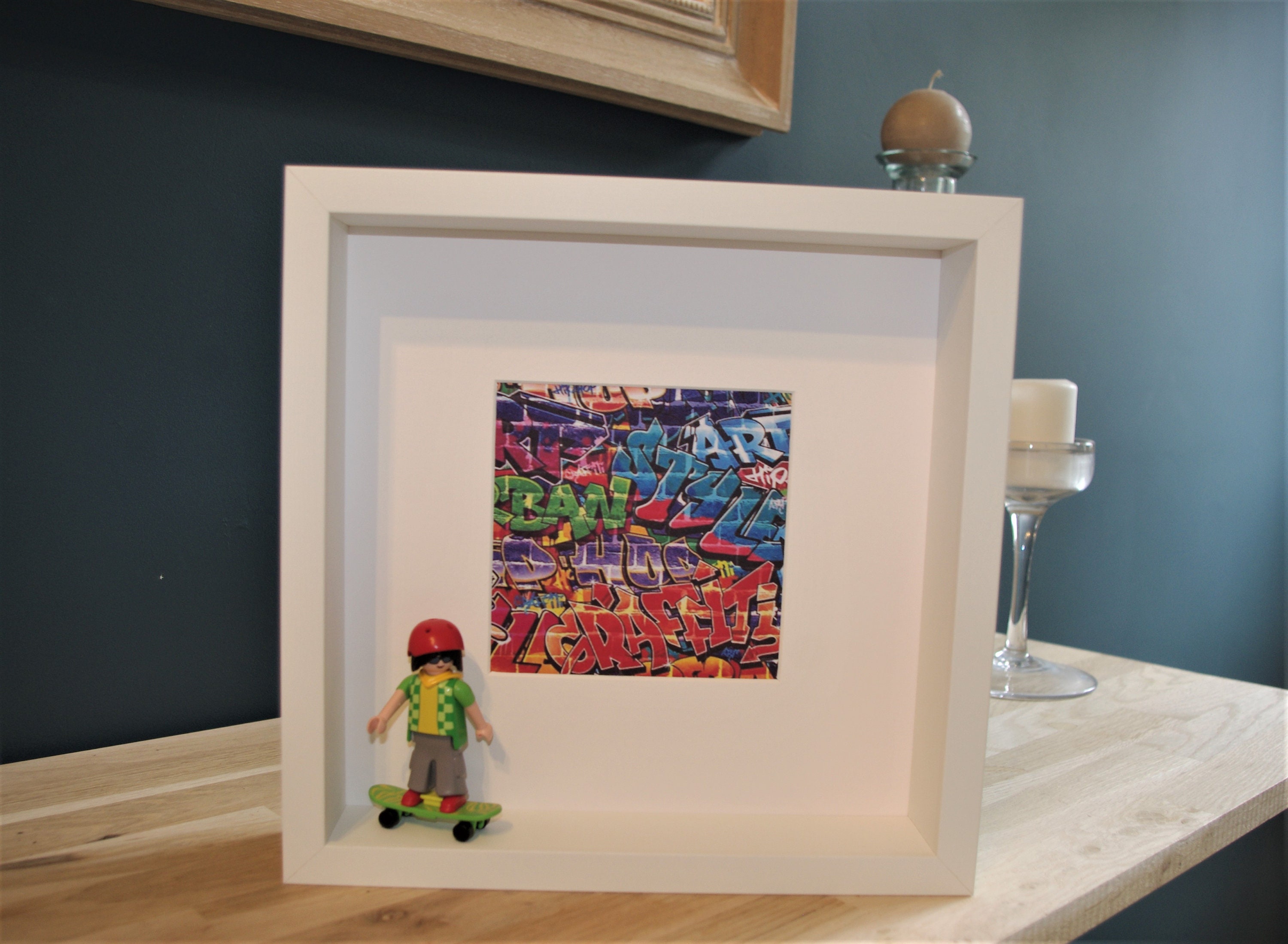 Cadre Figurine Playmobil - Comme sur Des Roulettes