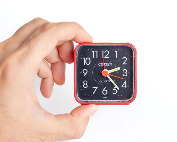 Citizen Vintage Alarm Clock 1990s Japan Clock - Etsy