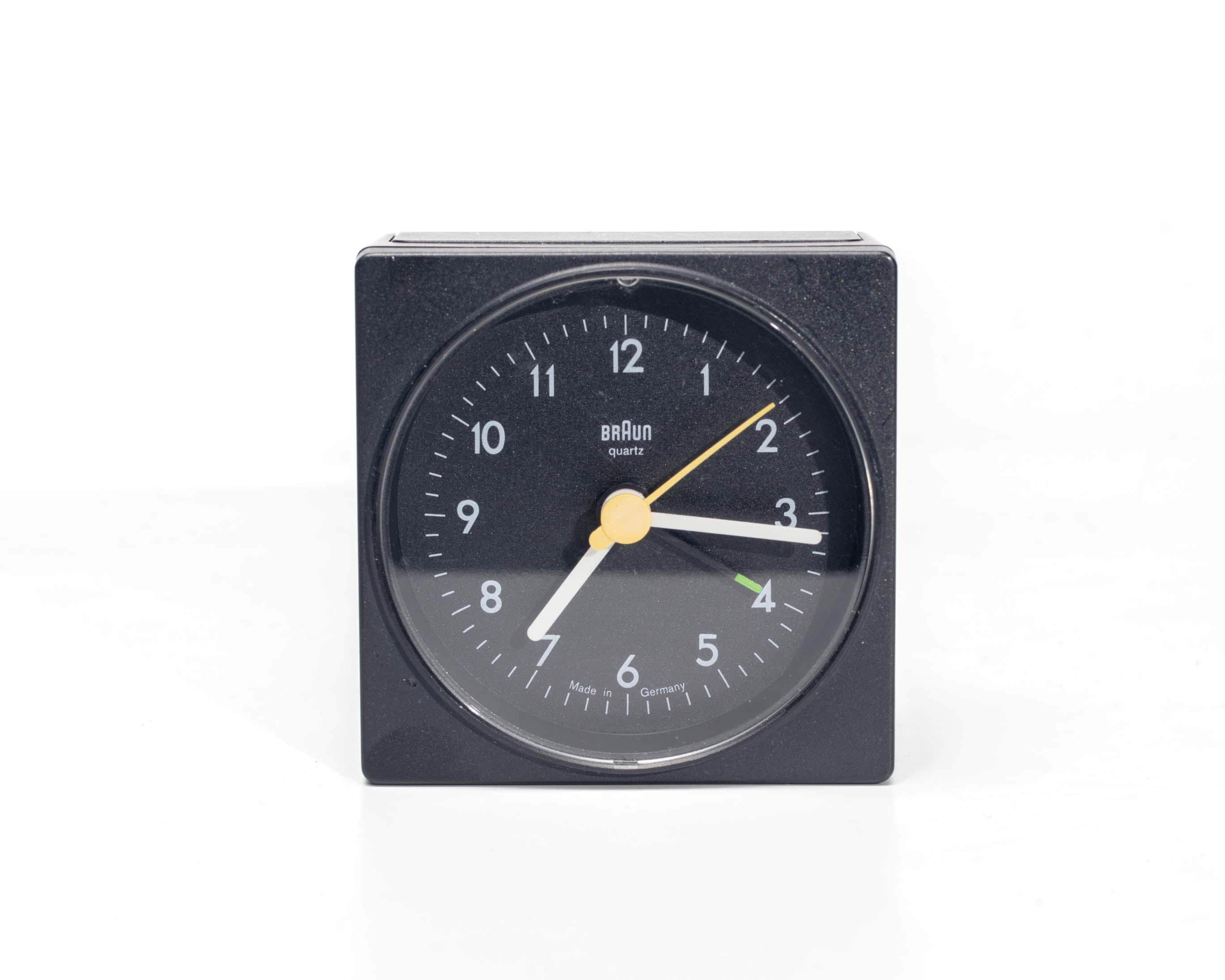 時間ズレなし。希少品BRAUN アナログ時計 Dieter Ramsヴィンテージ BRAUN ブラウン Classic Analogue Alarm Clock Dieter Rams
