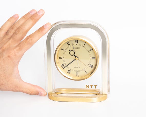 Seiko Japan Vintage Alarm Clock Desk Clock - Etsy