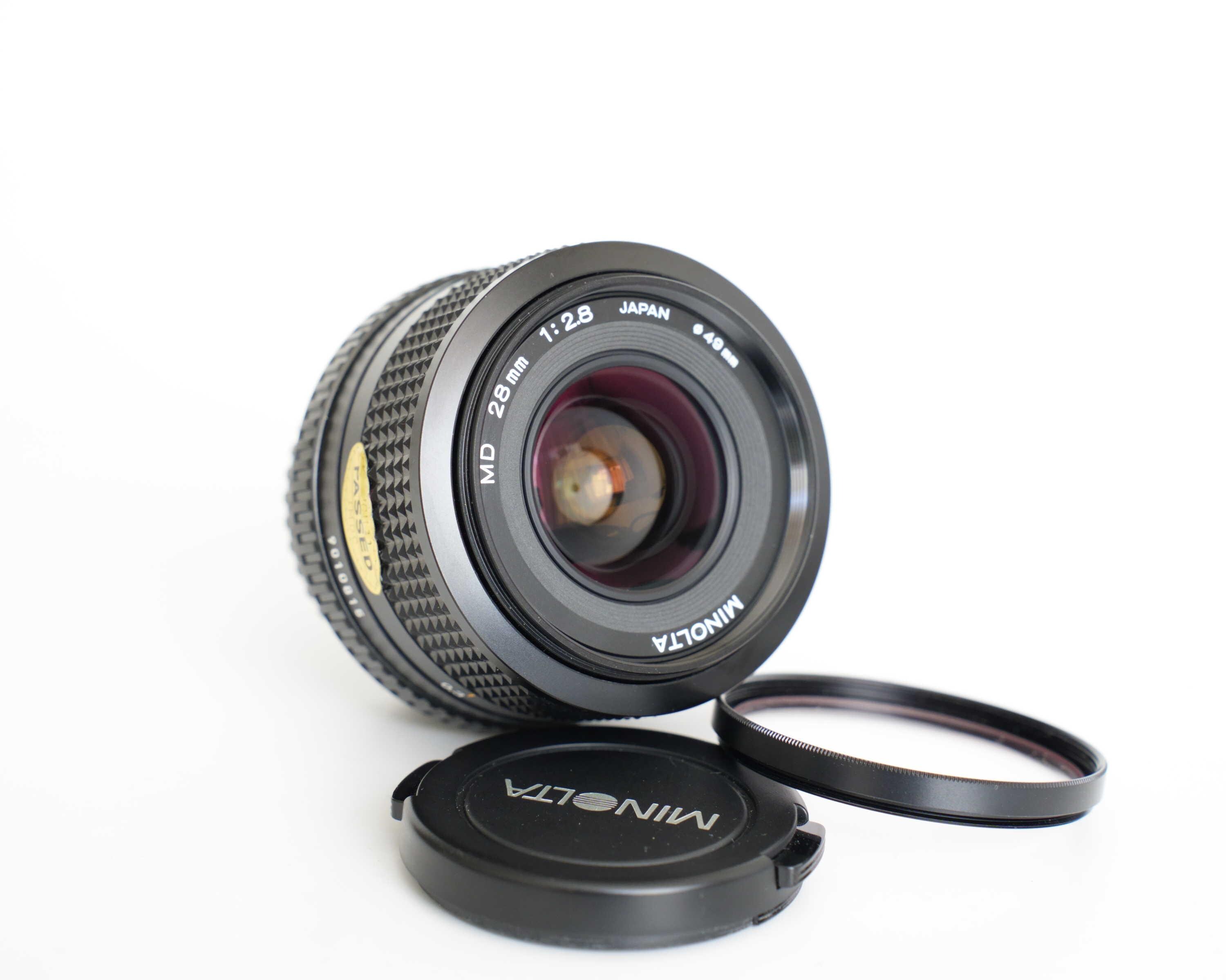 ミノルタ MD 28mm f2.8 新品同様 広角レンズ ヴィンテージレンズ
