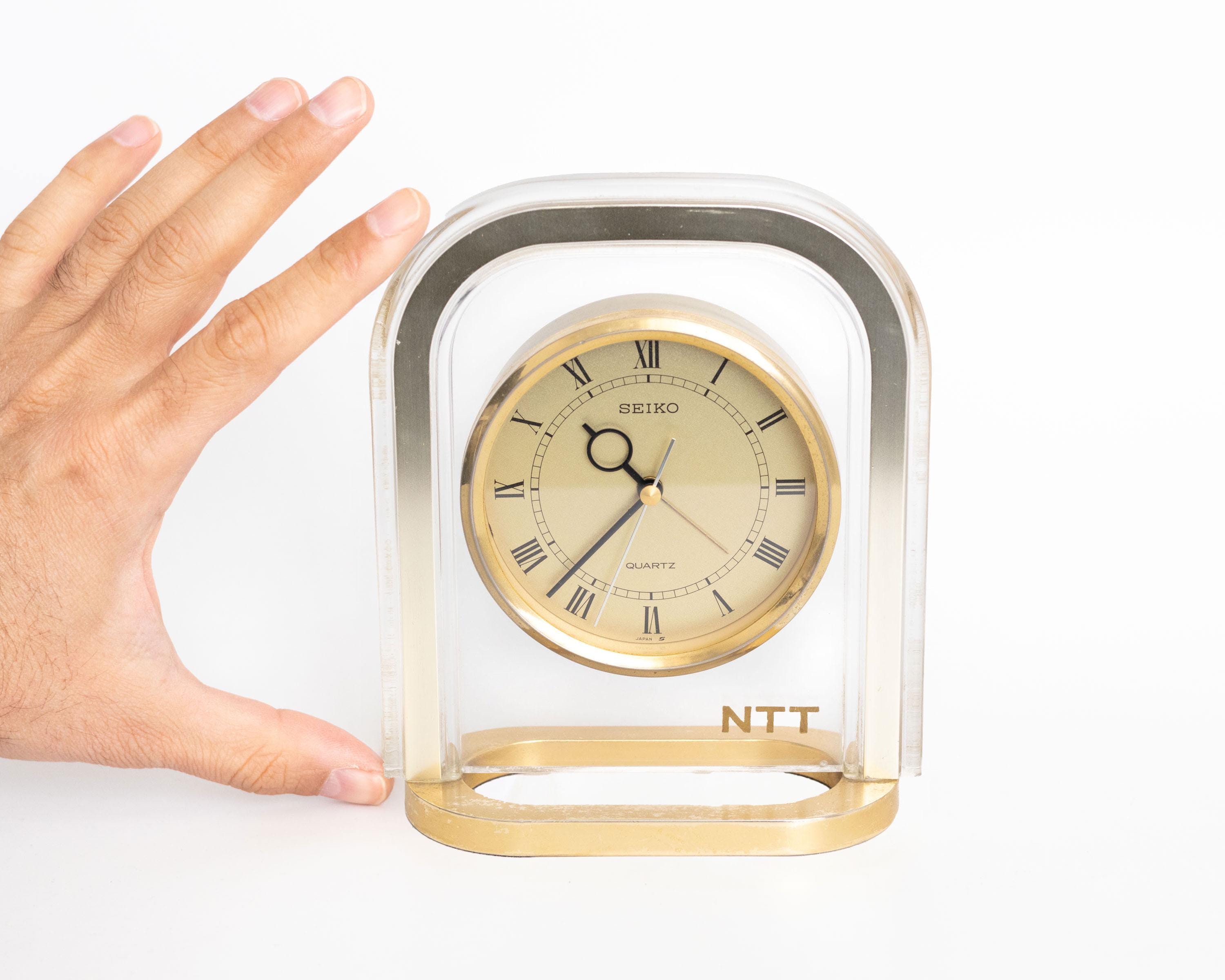 SEIKO TABLE CLOCK セイコービンテージ時計 Seiko Japan Vintage Alarm Clock Desk Clock - Etsy