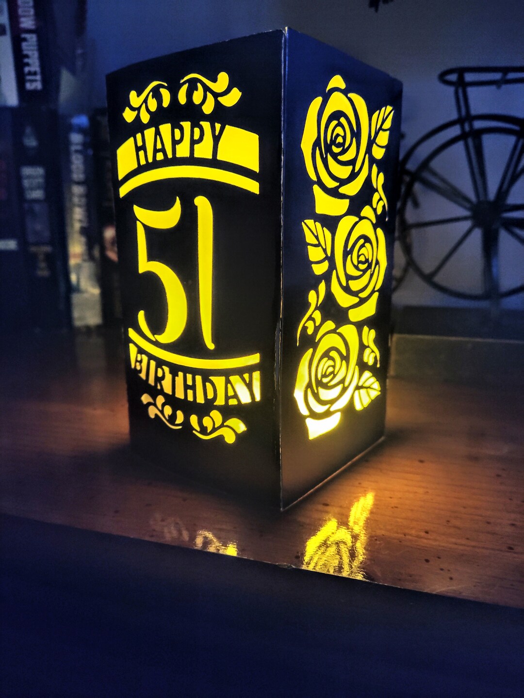 Happy Birthday Lantern - Etsy